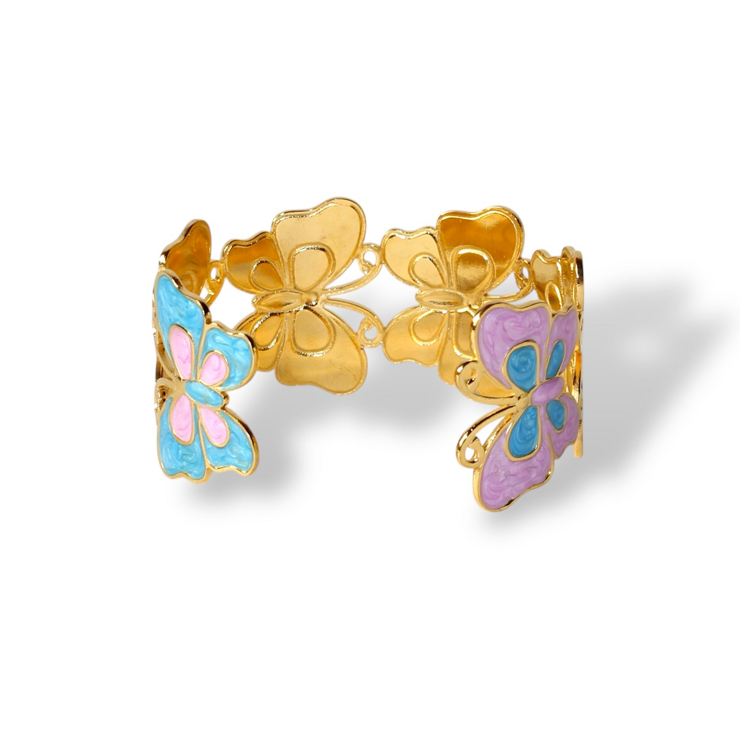 Pastel Mavisi Kelebek Kelepçe