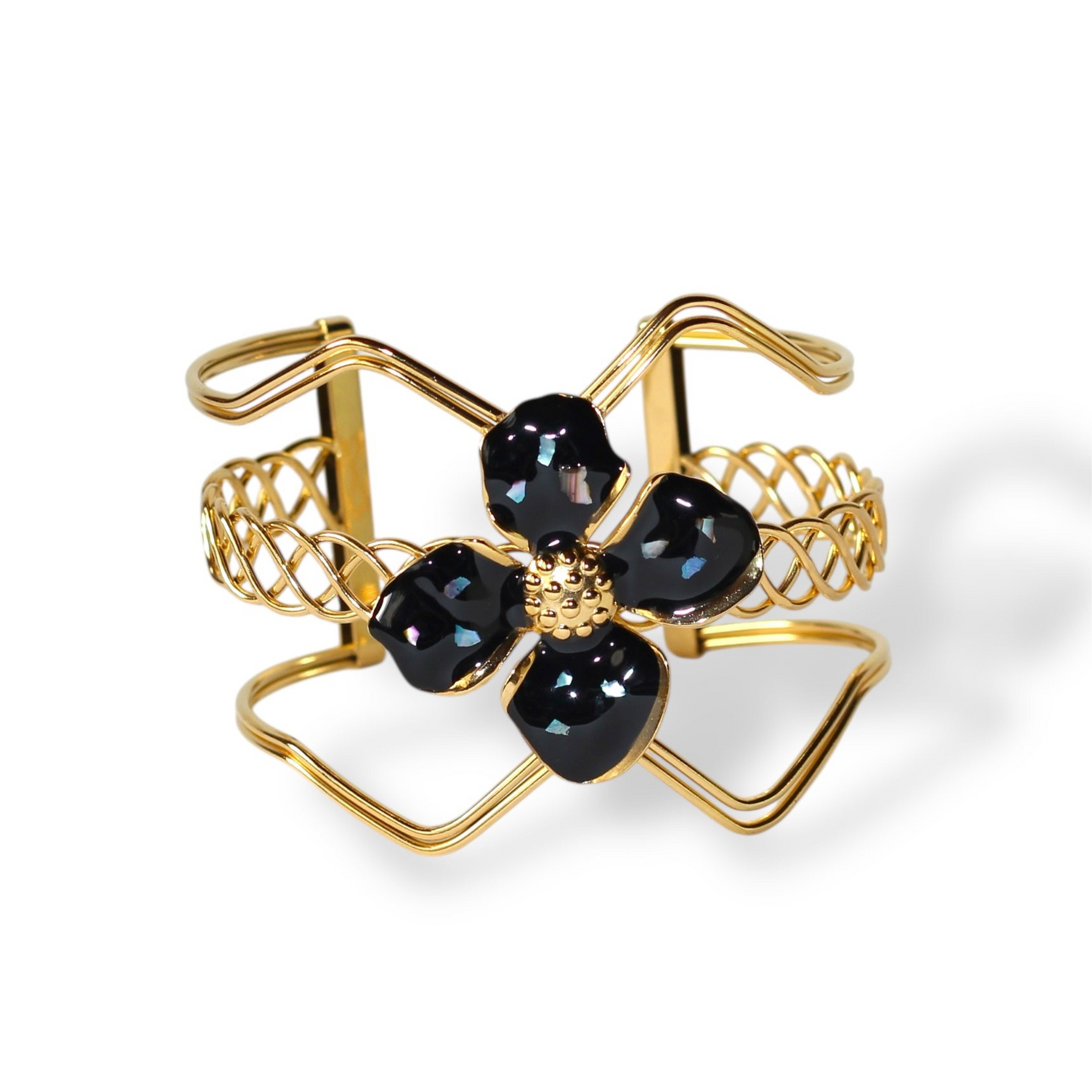 Siyah Rozet Kelepçe