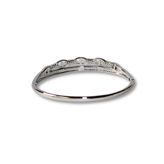 Çift Tasarım Taşlı Kelepçe