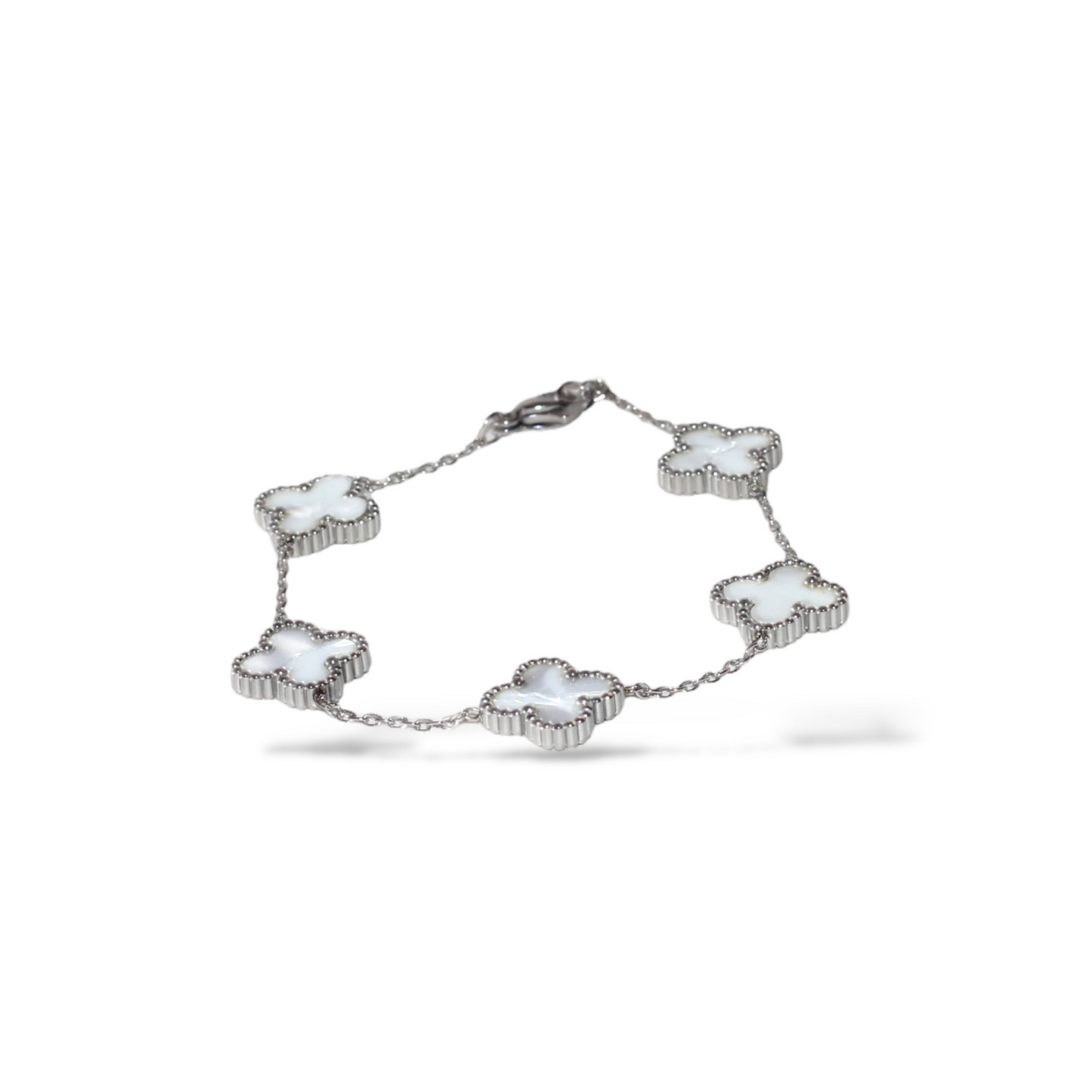 Beyaz Lui Çiçek Bileklik