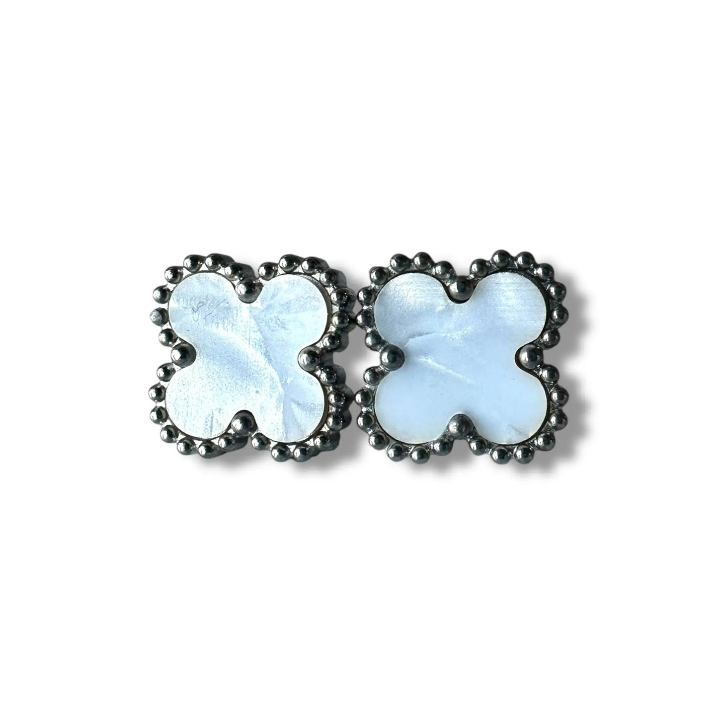 Beyaz Yonca Gümüş Set