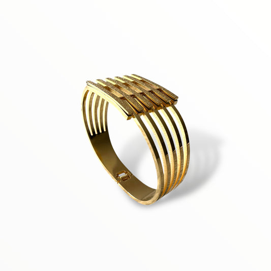 Altı Sıra Simli Kaburga Kelepçe