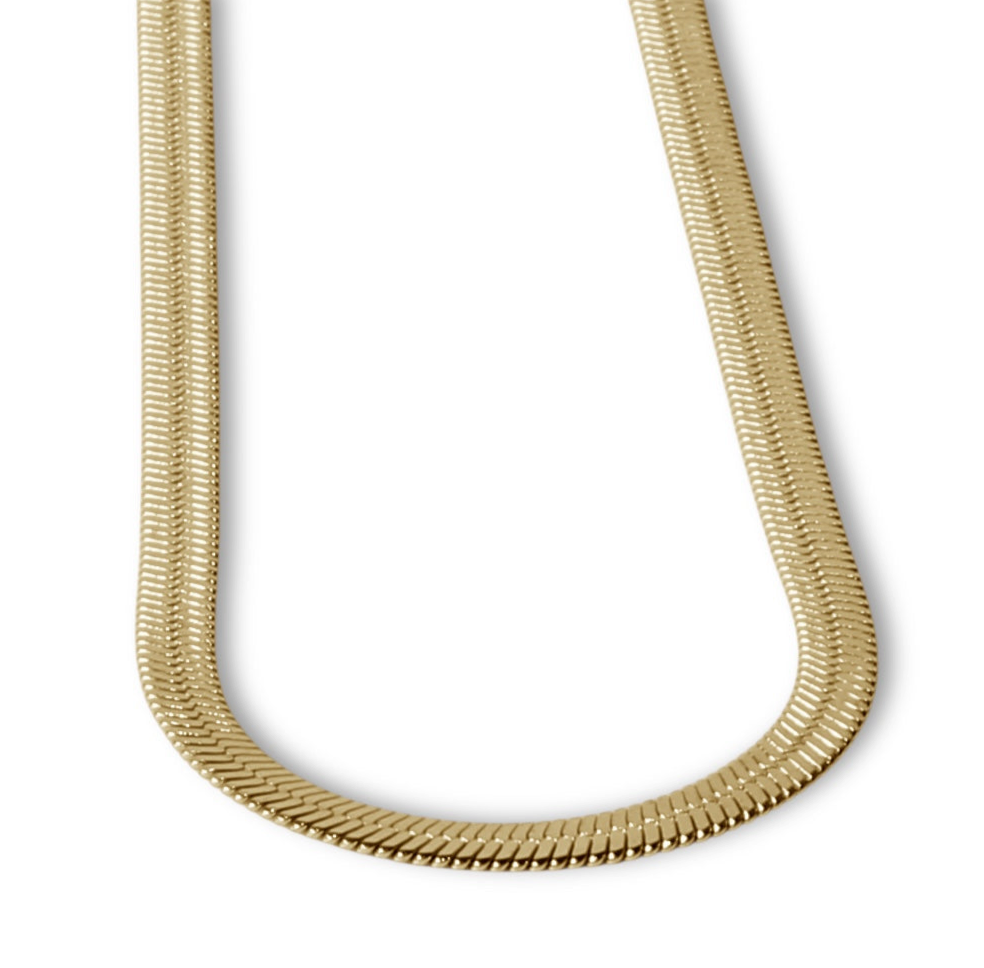 İtalyan Altın Uzun Kolye 60cm