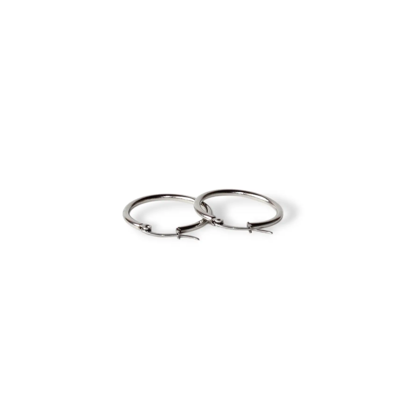 Küçük Gümüş Halka Küpe 2,5cm