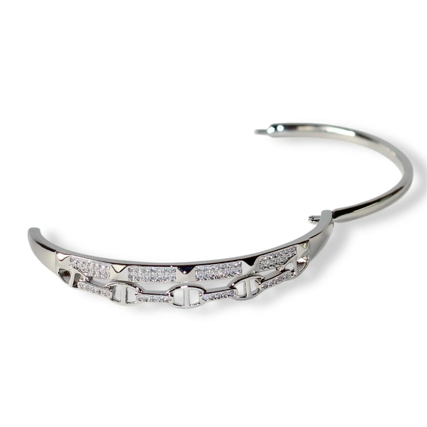 Çift Tasarım Taşlı Kelepçe