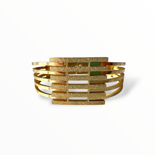 Altı Sıra Simli Kaburga Kelepçe