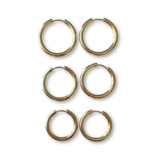 6’lı Halka Küpe Seti 1