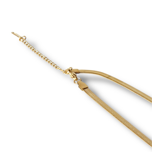 İtalyan Altın Uzun Kolye 60cm
