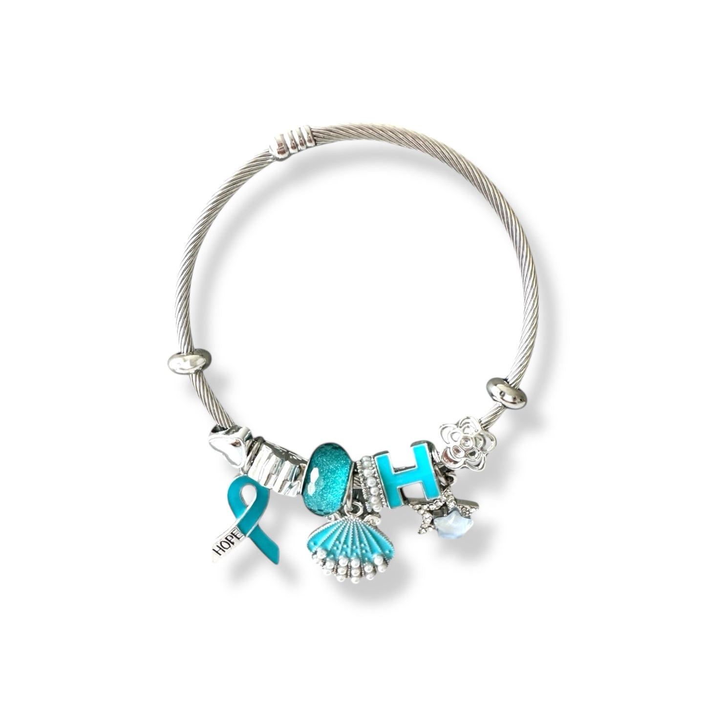 Mavi Kurdele Gümüş Pandora