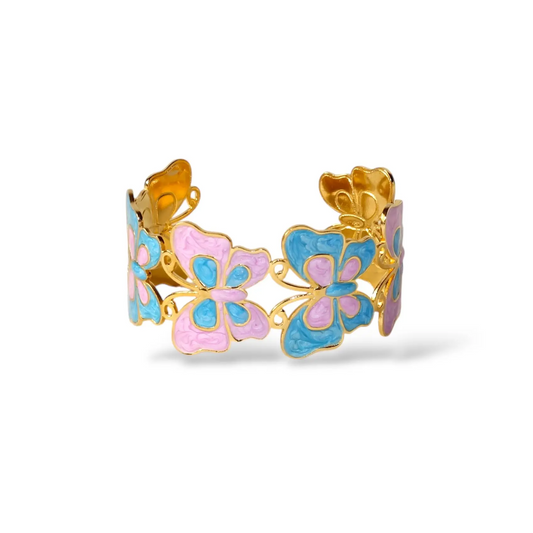 Pastel Mavisi Kelebek Kelepçe