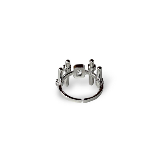 Gümüş Uydu Yüzük