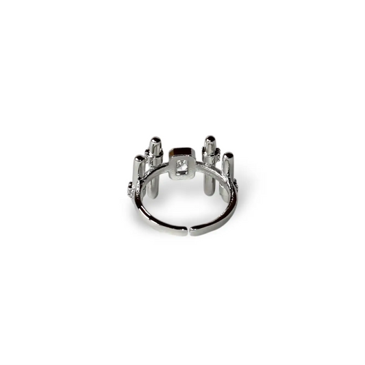 Gümüş Uydu Yüzük