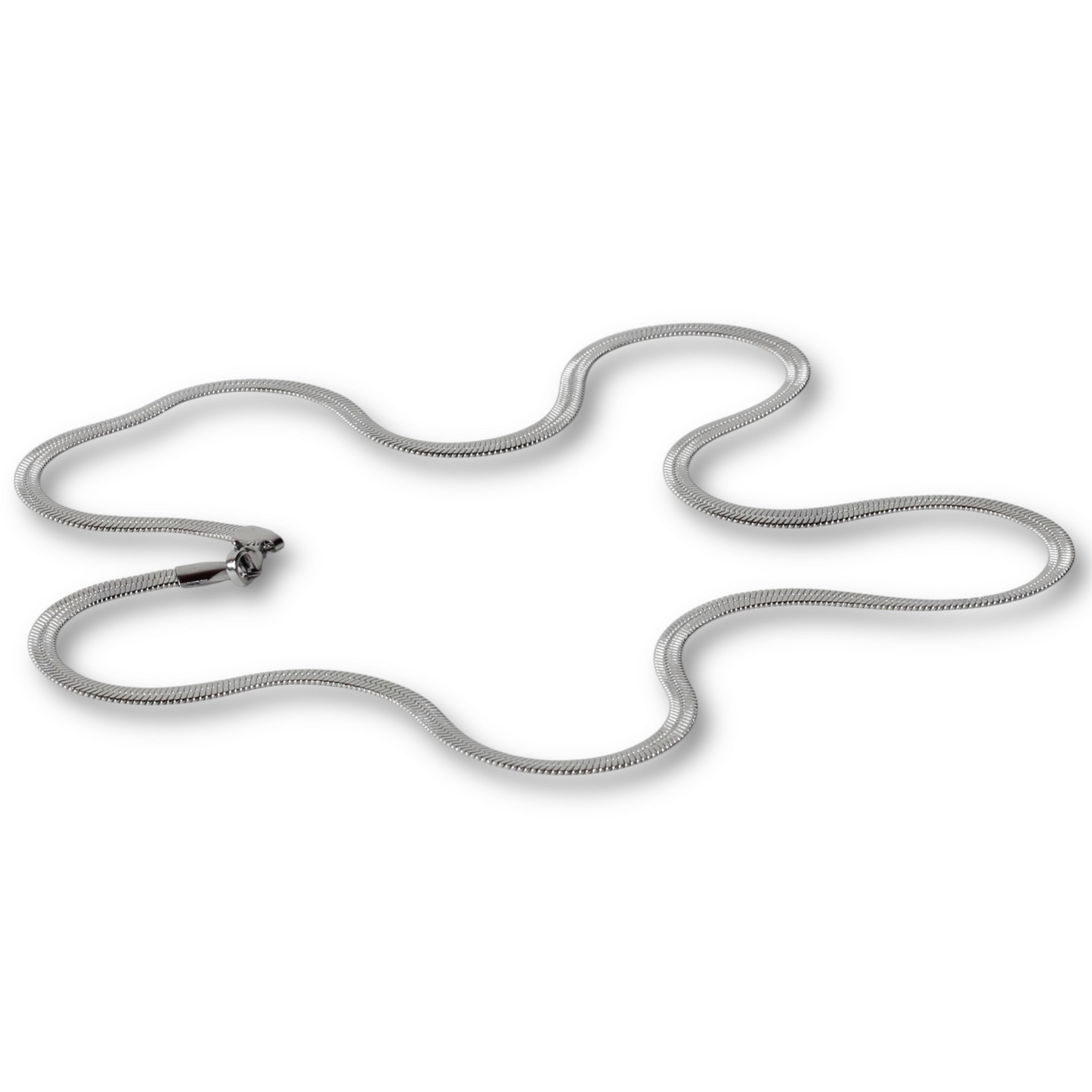 İtalyan Uzun Gümüş Kolye 65cm