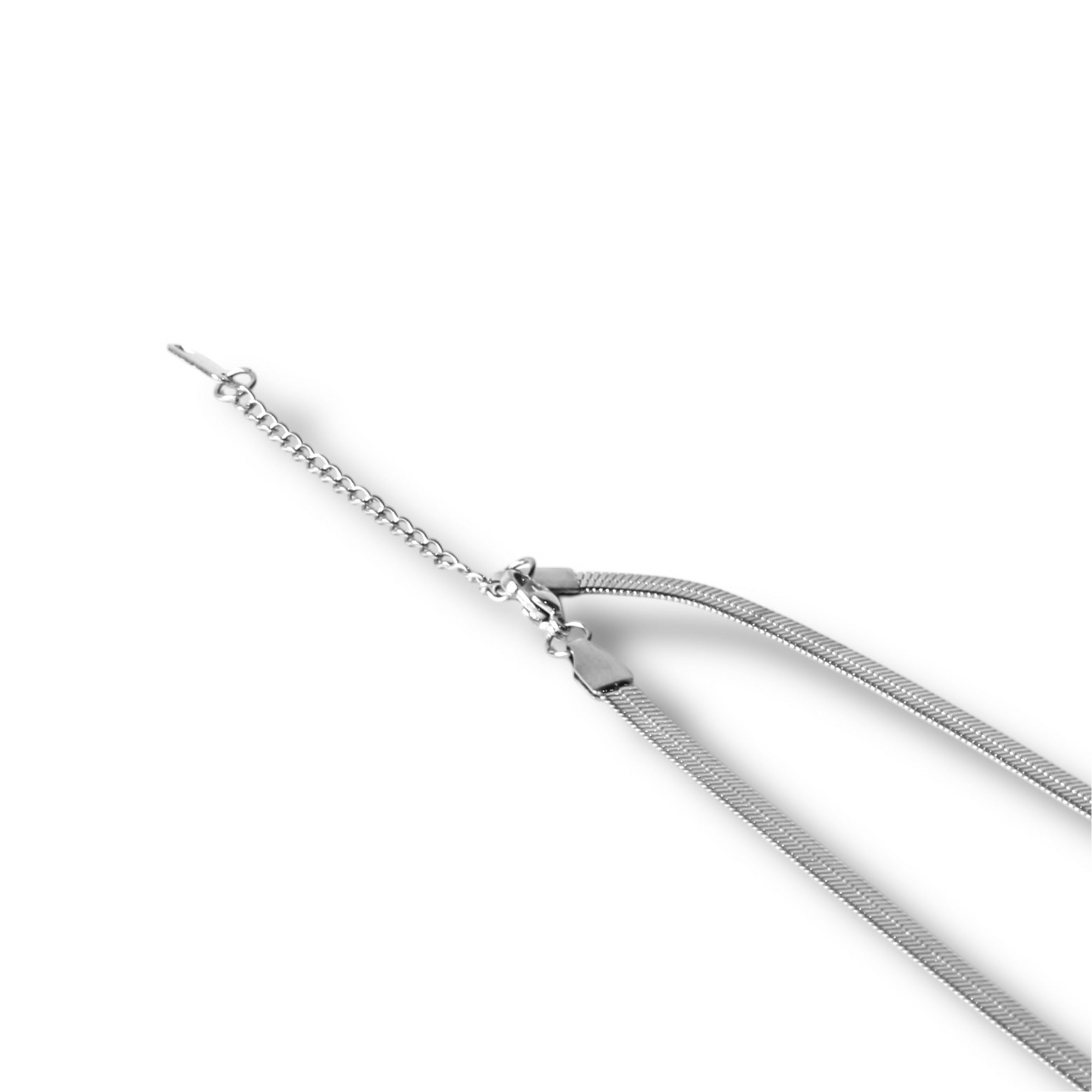 İtalyan Uzun Gümüş Kolye 65cm