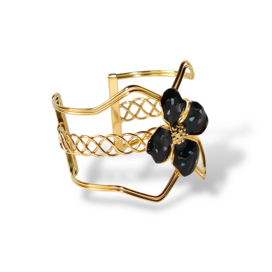 Siyah Rozet Kelepçe