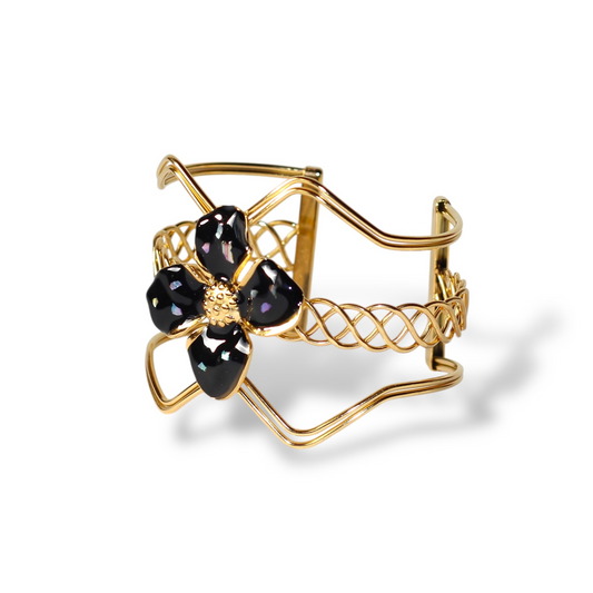 Siyah Rozet Kelepçe