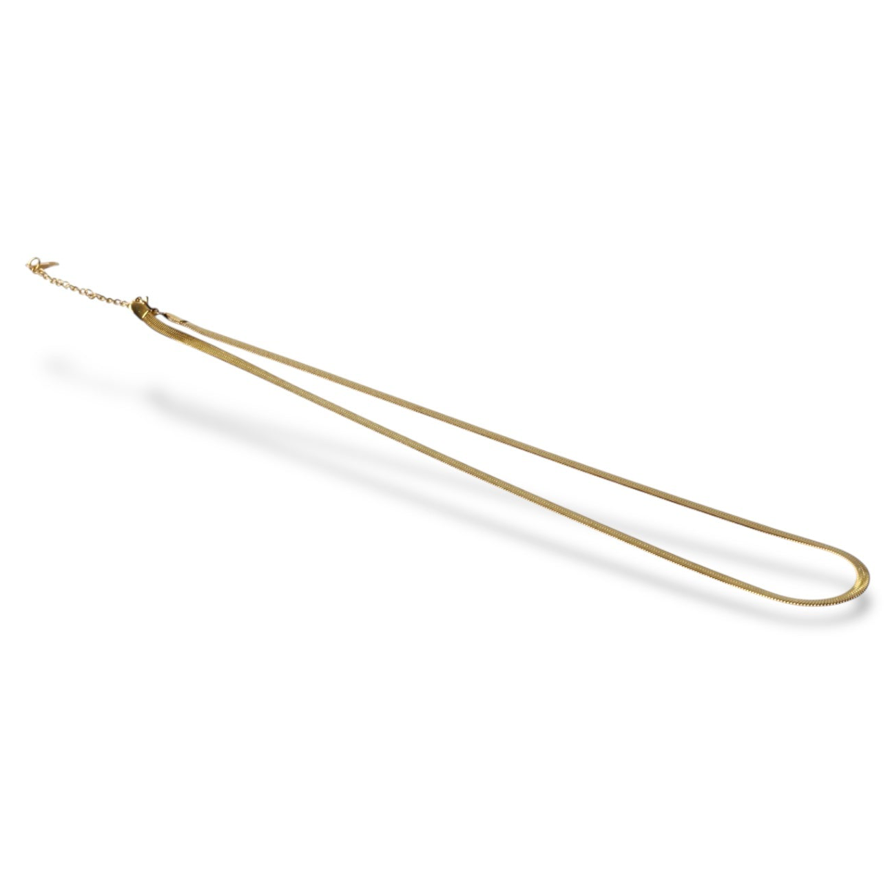 İtalyan Altın Uzun Kolye 60cm