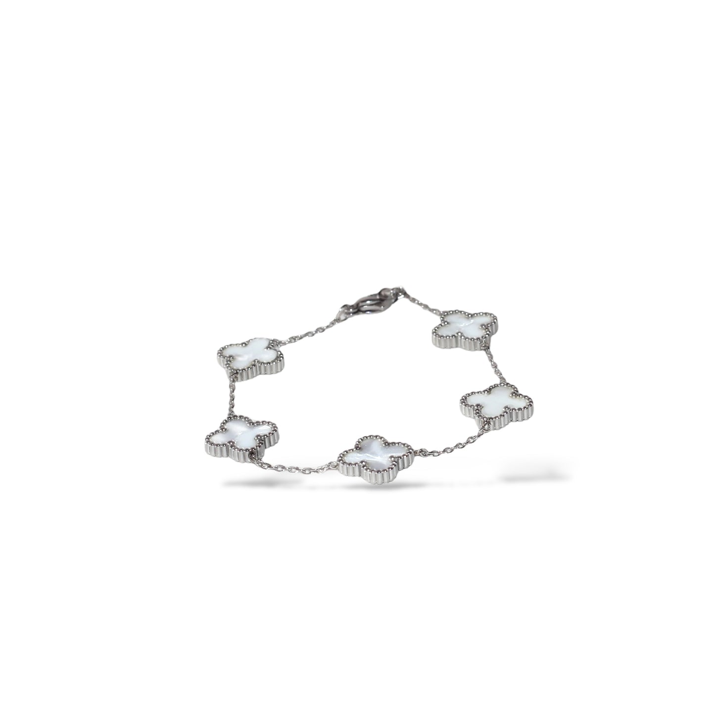 Beyaz Lui Çiçek Bileklik