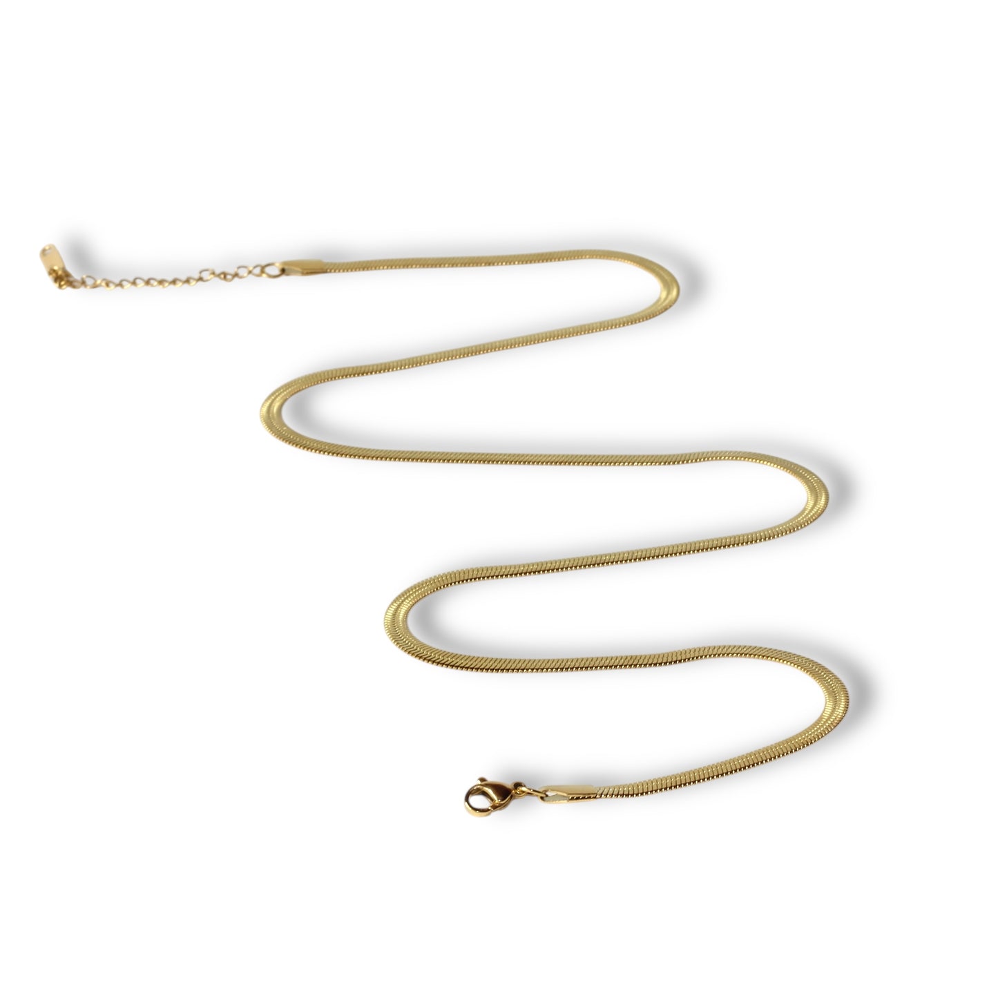 İtalyan Altın Uzun Kolye 60cm