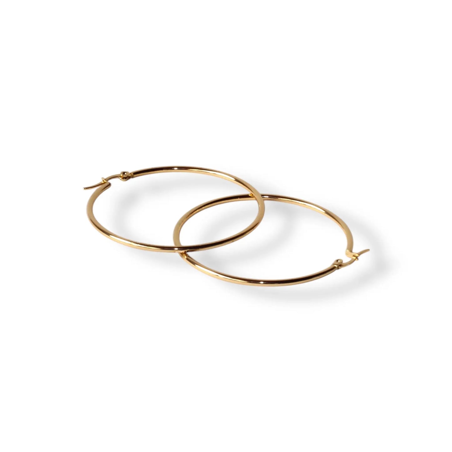 Altın Halka Küpe 5cm