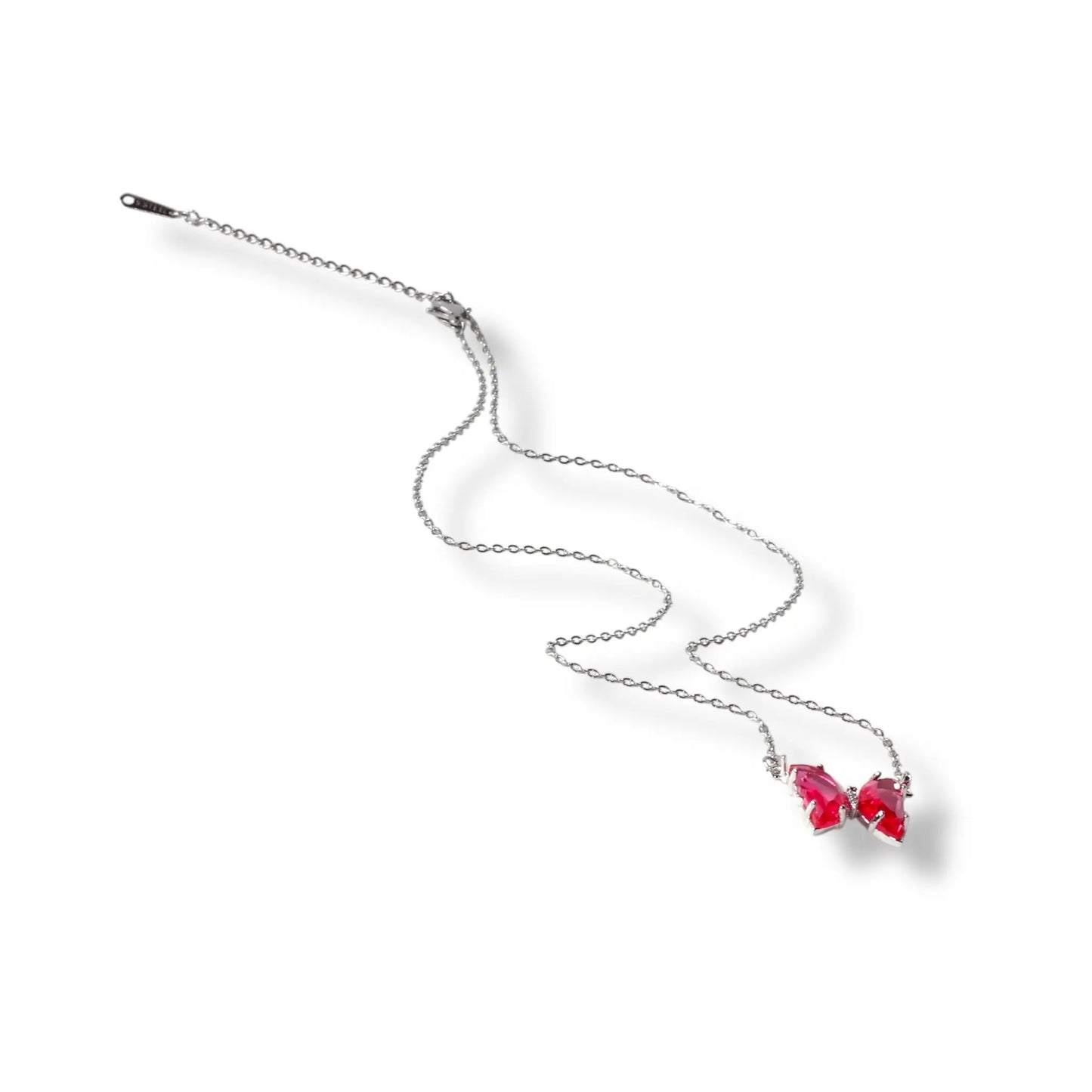 Ateş Kelebek Gümüş Kolye