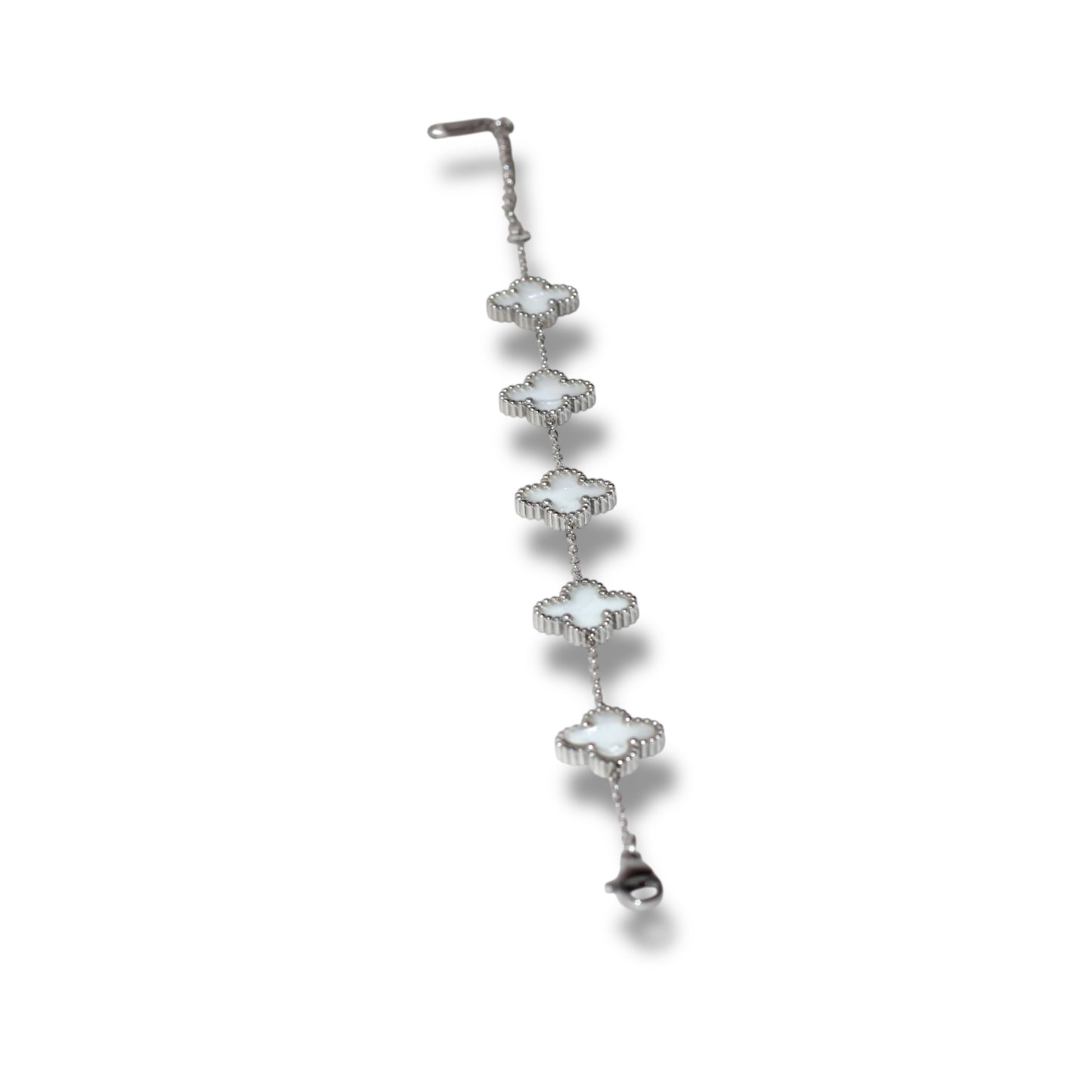 Beyaz Lui Çiçek Bileklik