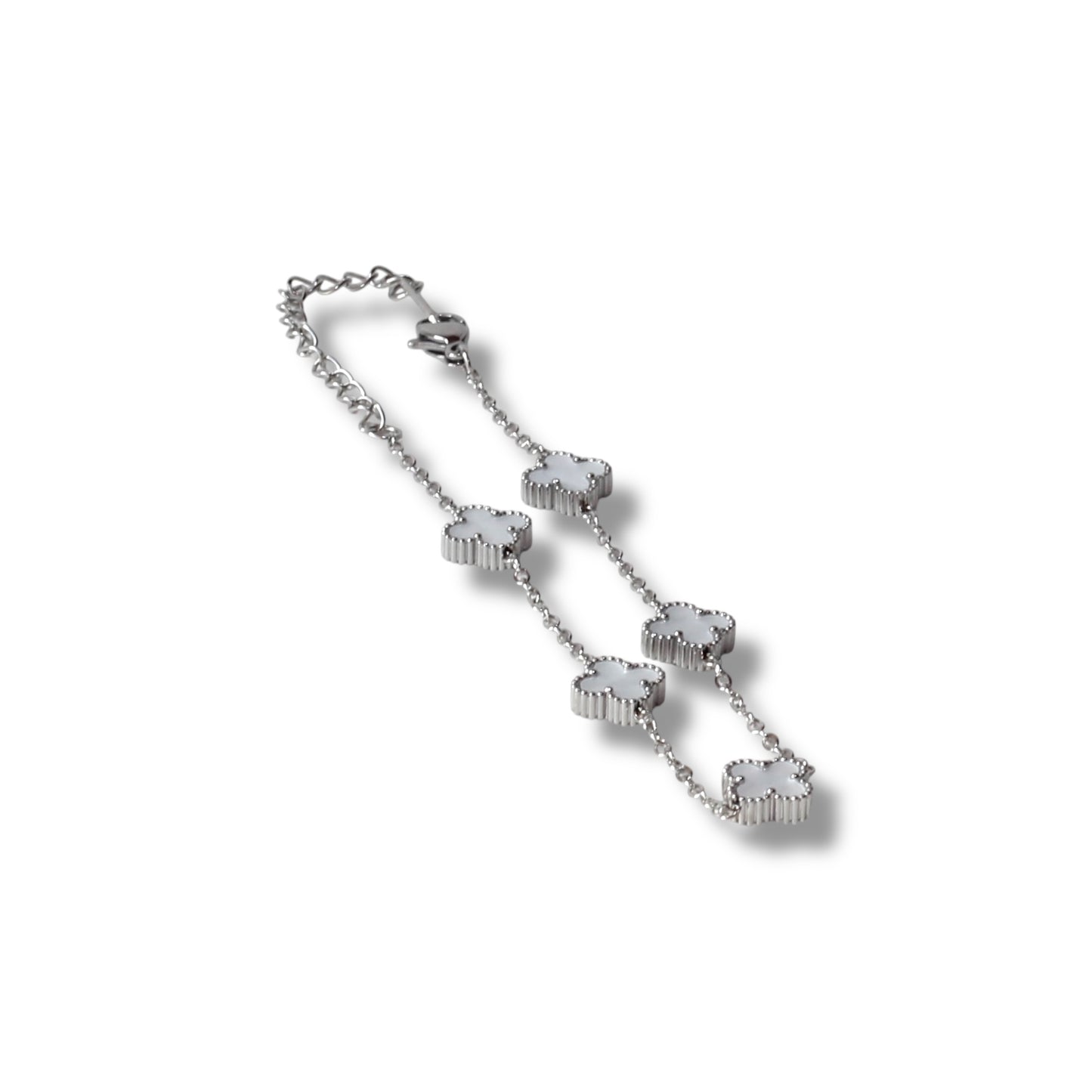 Beyaz Lui Çiçek Bileklik